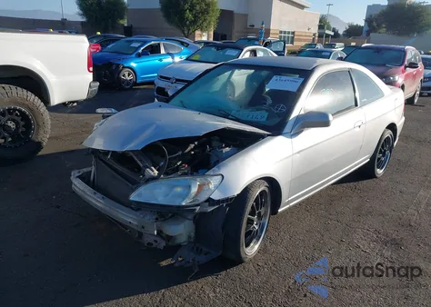 2005 Honda Civic Lx z USA, uszkodzony, nr VIN 1HGEM22555L021657